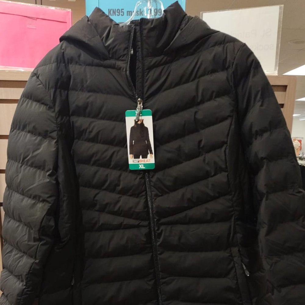 32 Degrees Heat Women's Hooded 4-Way Stretch Jackt NO TAG - Picture 5 of 5